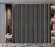 Wall Panel 01B - Light Grey - Acoustic - 240cm - (1 pack / 4pcs)