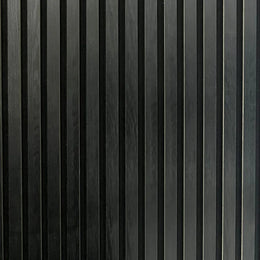 Wall Panel 01E - Black - Acoustic - 240cm - (1 pack / 4pcs)