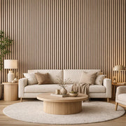 Wall Panel 01P - Teak Oak - Acoustic - 240cm - (1 pack / 4pcs)