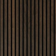 Wall Panel 02WT - Walnut - Acoustic - 280cm - (1 pack / 3pcs)