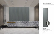 Wall Panel 01WO - Grey Marble - Acoustic - 240cm - (1 pack / 4pcs)