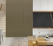 Wall Panel 01WG - Metallic Gold - Acoustic - 240cm - (1 pack / 4pcs)