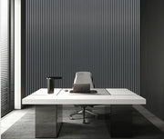 Wall Panel 01WJ - Metallic Dark Grey - Acoustic - 240cm - (1 pack / 4pcs)
