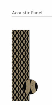 Wall Panel 03D - Dark Oak - Acoustic - 240cm - (1 pack / 4pcs)