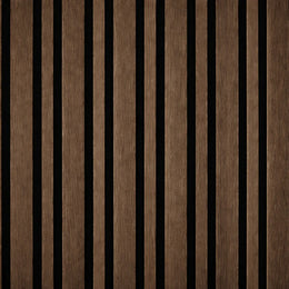 Wall Panel 04T - Walnut - Acoustic - 240cm - (1 pack / 4pcs)