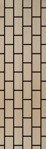 Wall Panel 06A - Oak - Vertical - 240cm - (1 pack / 4pcs)
