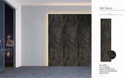 Wall Panel 07C - Gold and Black Marble - Wall Board - 240cm - (1 pack / 4pcs)
