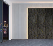 Wall Panel 07C - Gold and Black Marble - Wall Board - 240cm - (1 pack / 4pcs)