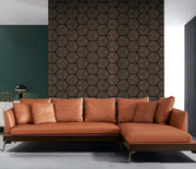 Wall Panel 08T - Walnut - Blocks - 240cm - (1 pack / 4pcs)