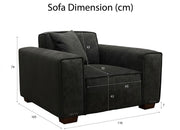 Dakota Sofa Suite 4 seater, 3 seater & armchair