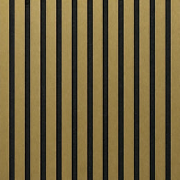 Wall Panel 01WG - Metallic Gold - Acoustic - 240cm - (1 pack / 4pcs)