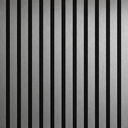 Wall Panel 01WJ - Metallic Dark Grey - Acoustic - 240cm - (1 pack / 4pcs)