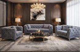 Paris Chester Suite in Grey