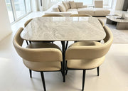 Bistro Square dining table set - 80cm