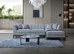 Duce Grey Chaise Sofa (Right)