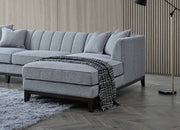Duce Grey Chaise Sofa (Right)