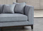Duce Grey Chaise Sofa (Left)