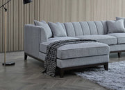Duce Grey Chaise Sofa (Left)