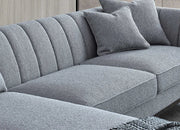 Duce Grey Chaise Sofa (Left)