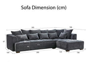 Gramy Corner Chaise Sofa