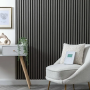 Quadrant Ash Grey Acoustic Wood Wall Panel - 240cm x 60cm