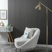 Quadrant Ash Grey Acoustic Wood Wall Panel - 240cm x 60cm