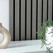 Quadrant Ash Grey Acoustic Wood Wall Panel - 240cm x 60cm