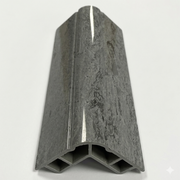 PVC Corner Strip - E Mix Grey Marble - WP 07 - 240cm - (1 pack / 4pcs)
