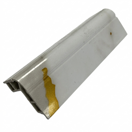 PVC Corner Strip - D Gold and White Marble - WP 07/11 - 240cm - (1 pack / 4pcs)