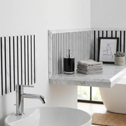 Wall Panel Trim A - WK White Marble - WP 01/02 - 240cm - (1 pack / 10pcs)