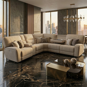 Excalibur Zero Gravity Power Recliner Corner Sofa