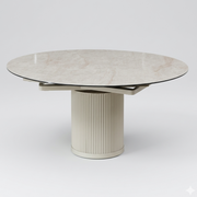 Palazzo Extendable Round Ceramic Dining Table