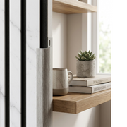 Wall Panel 63B Trim - Grey - PVC - 240cm - (1 pack / 10pcs)