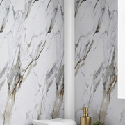 PVC Corner Strip - A White Marble - WP 07/11 - 240cm - (1 pack / 4pcs)