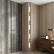 Wall Panel 63A Corner Strip - Oak - PVC - 240cm - (1 pack / 10pcs)