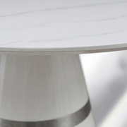 Riviera Extendable Round Ceramic Dining Table