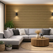Wall Panel Trim A - P Teak Oak - WP 01 - 240cm - (1 pack / 10pcs)