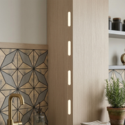 Wall Panel 63A Corner Strip - Oak - PVC - 240cm - (1 pack / 10pcs)