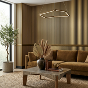 Wall Panel Trim A - WG Metallic Gold - WP 01 - 240cm - (1 pack / 10pcs)