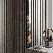 PVC Corner Strip - C Gold and Black Marble - WP 11 - 240cm - (1 pack / 4pcs)