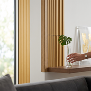 Wall Panel 63A Trim - Oak - PVC - 240cm - (1 pack / 10pcs)