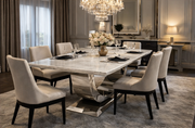 London Marble Dining Table 180cm x 90cm