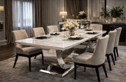 London Marble Dining Table 180cm x 90cm