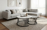 Magnum Nest Marble & Black Coffee Tables