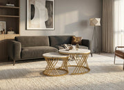 Magnum Nest Marble & Gold Coffee Table