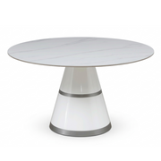 Riviera Extendable Round Ceramic Dining Table