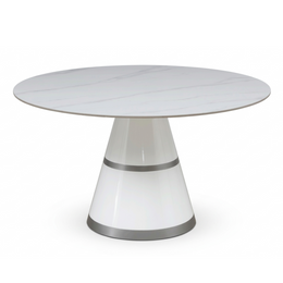 Riviera Extendable Round Ceramic Dining Table