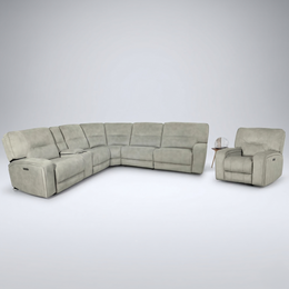 Excalibur Zero Gravity Power Recliner Corner Sofa
