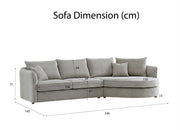 Rubin Corner Chaise Sofa