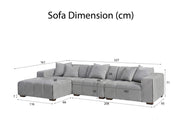 Stellar Corner Chaise Sofa (Left)